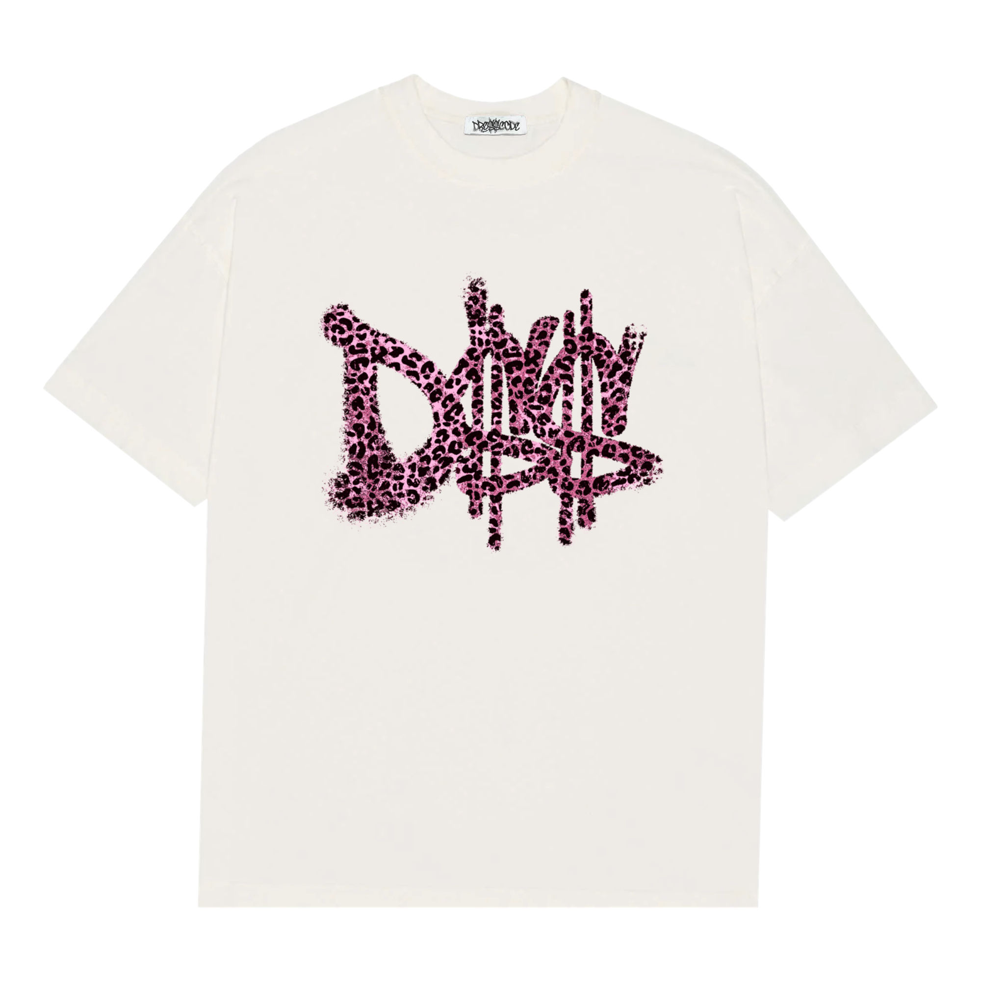D$$ LEOPARD VALENTINE'S TEE (WHITE)