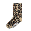 D$$ LEOPARDS SOCKS (BROWN)