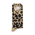 D$$ LEOPARDS SOCKS (BROWN)