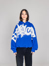 DRE$$CODE GRAFFITI HOODIE BLUE