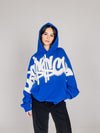 DRE$$CODE GRAFFITI HOODIE BLUE