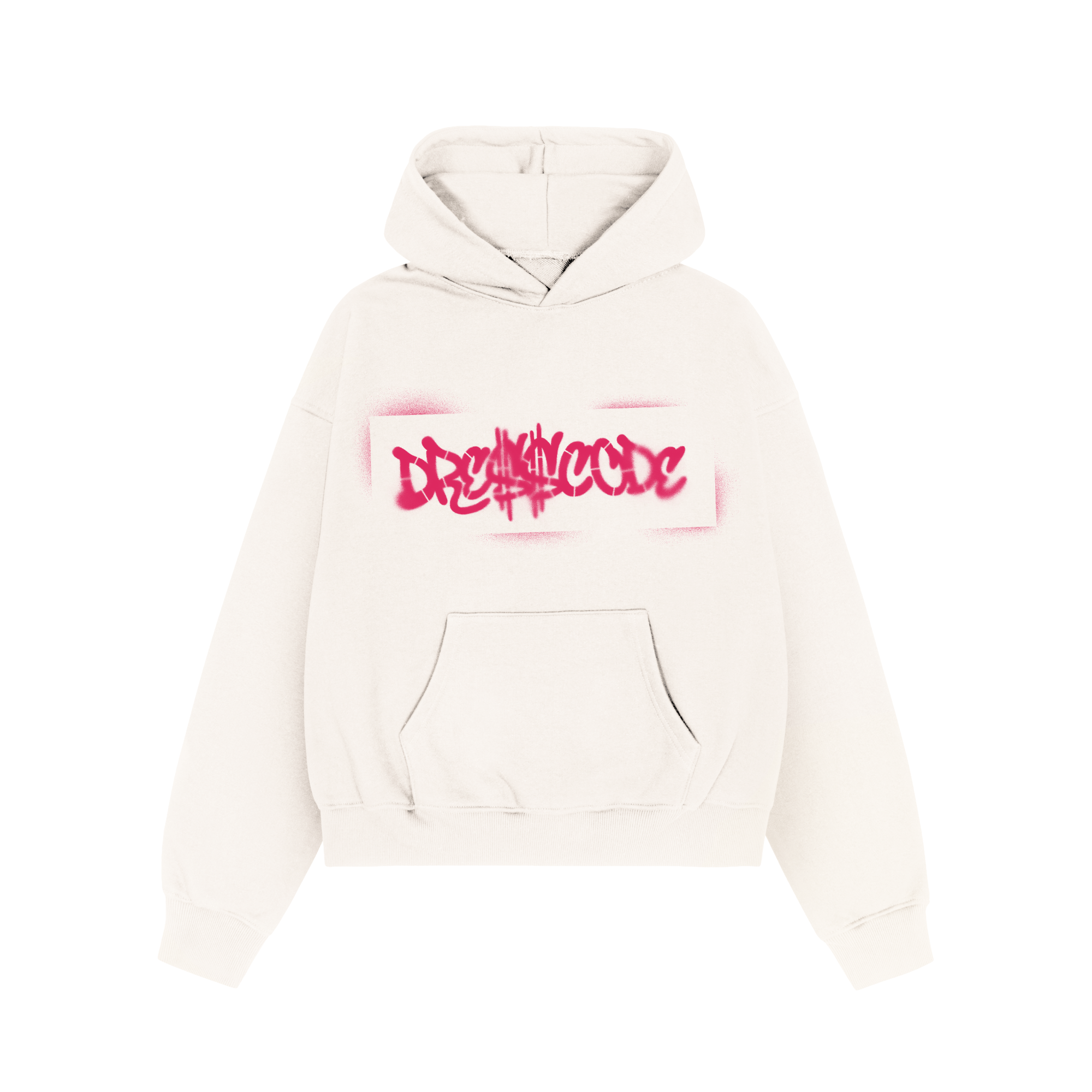 D$$ GRAFFITI LIGHTWEIGHT HOODIE (CREAM)