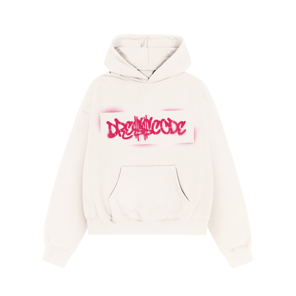 D$$ GRAFFITI LIGHTWEIGHT HOODIE (CREAM)