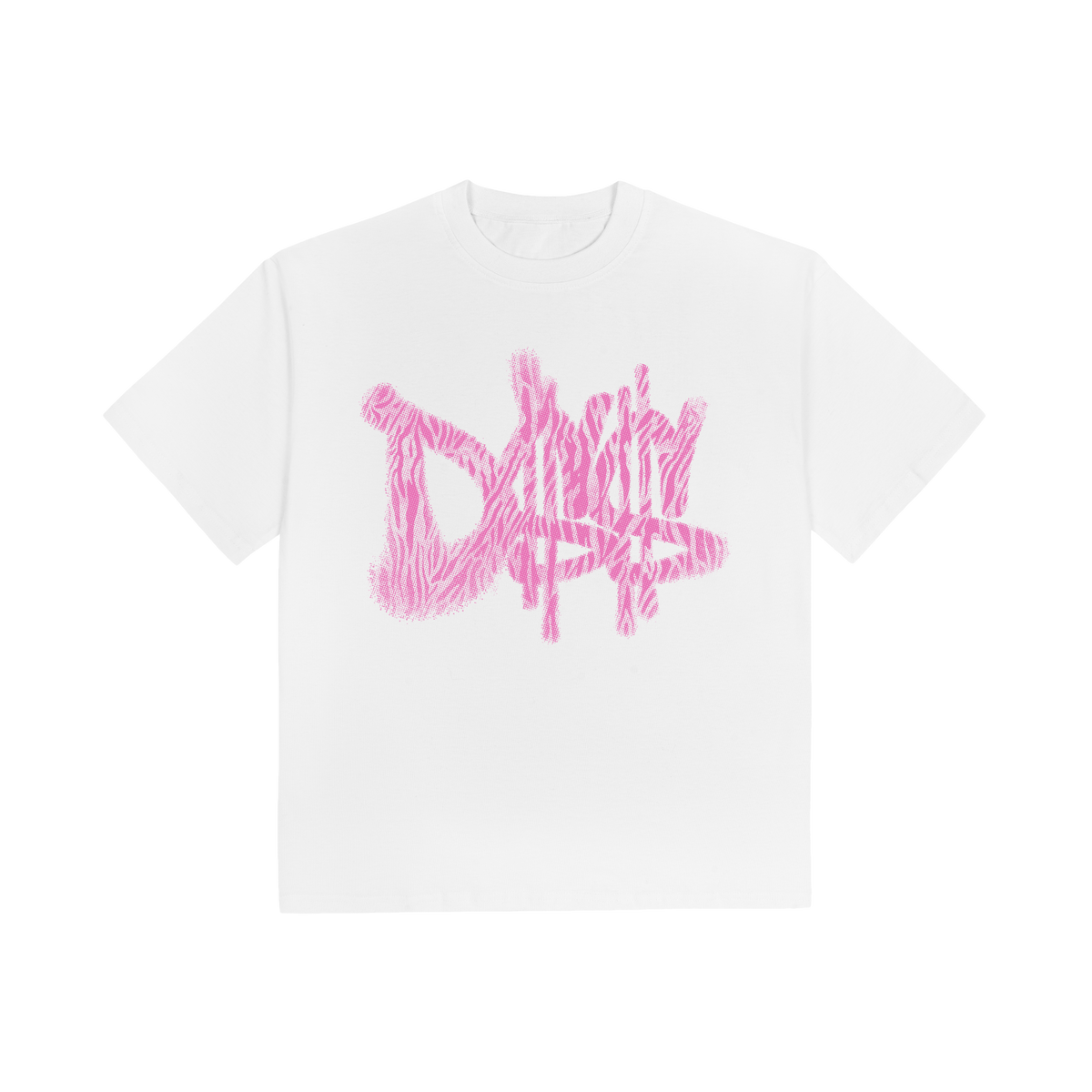 D$$ PINK ZEBRA TEE