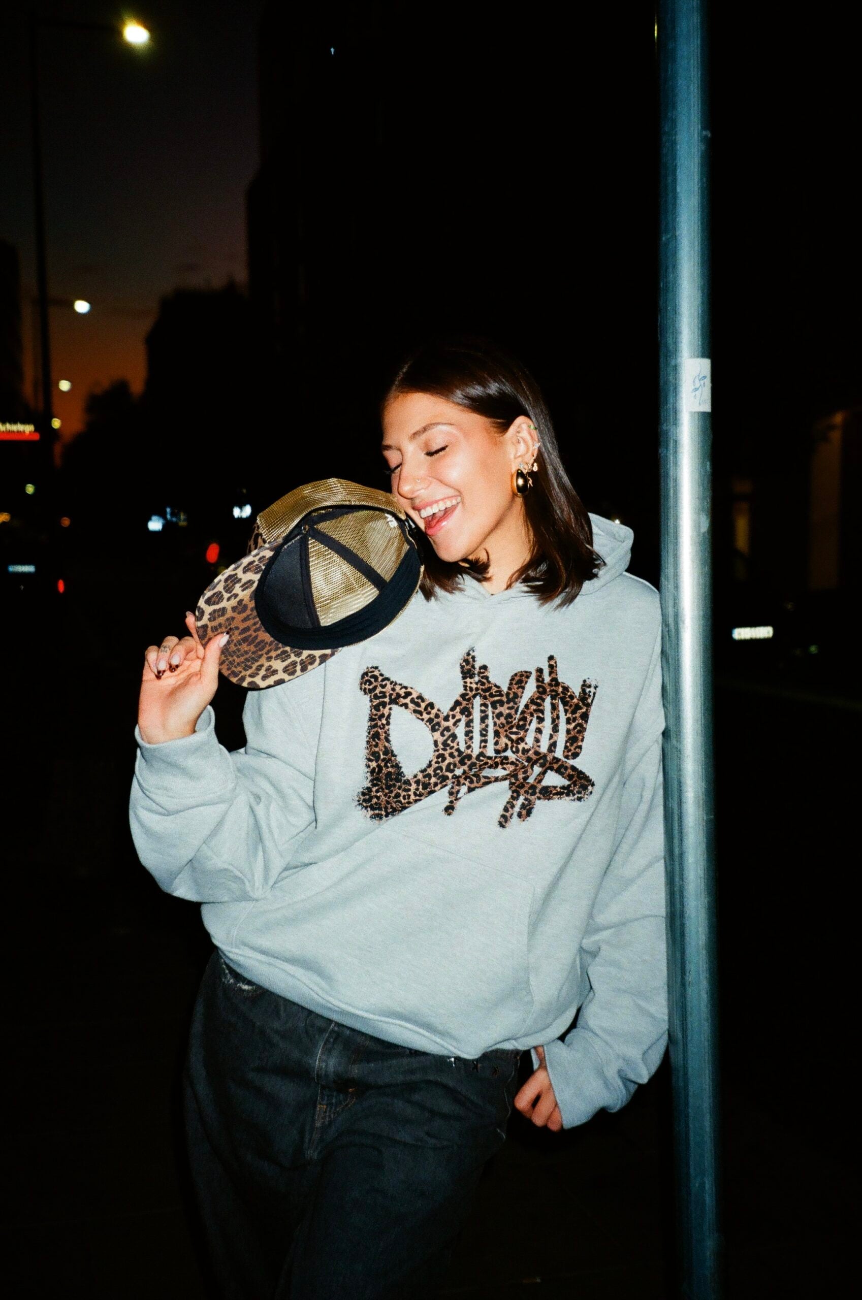 D$$ LEOPARD HOODIE