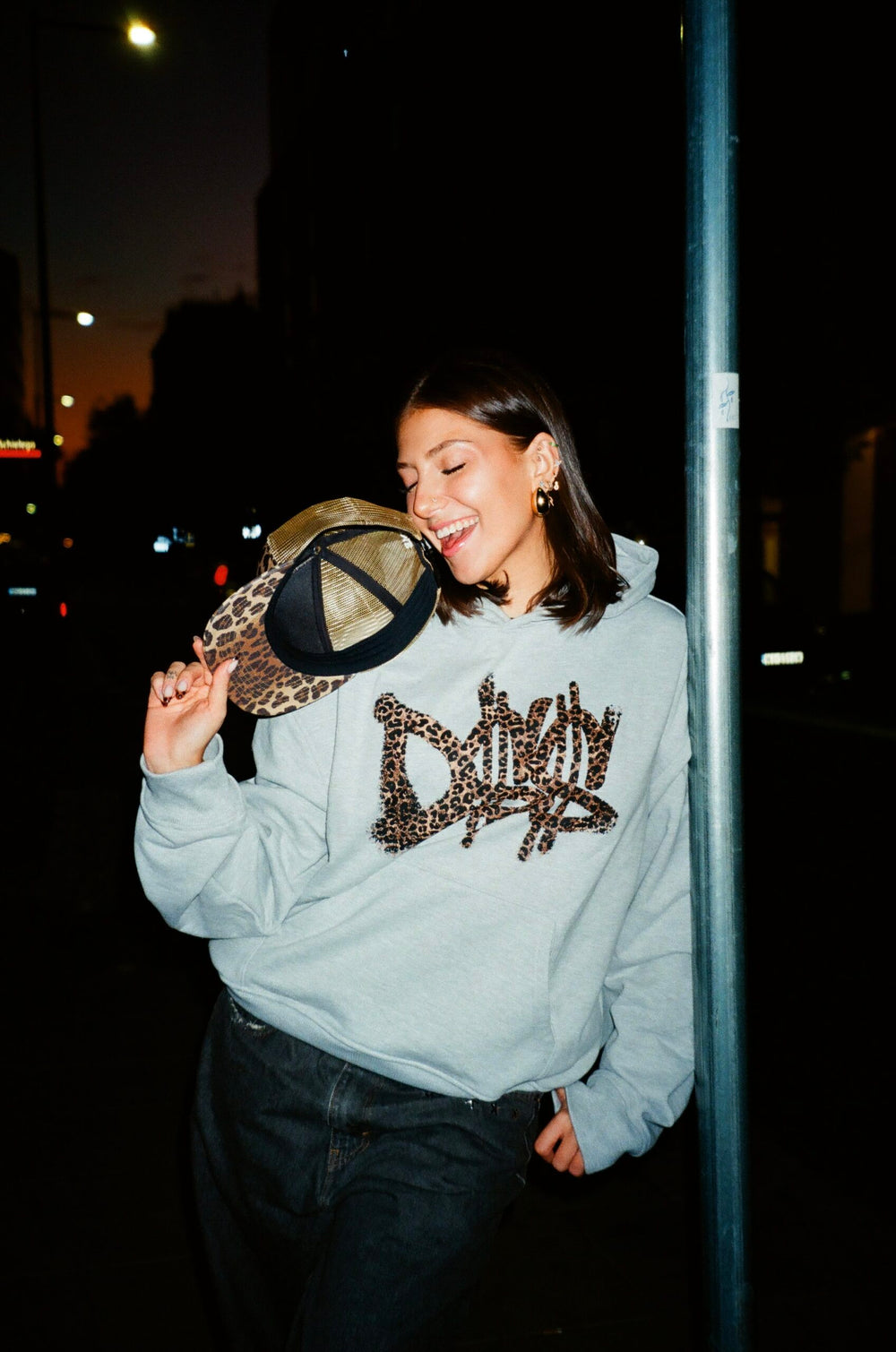 D$$ LEOPARD HOODIE