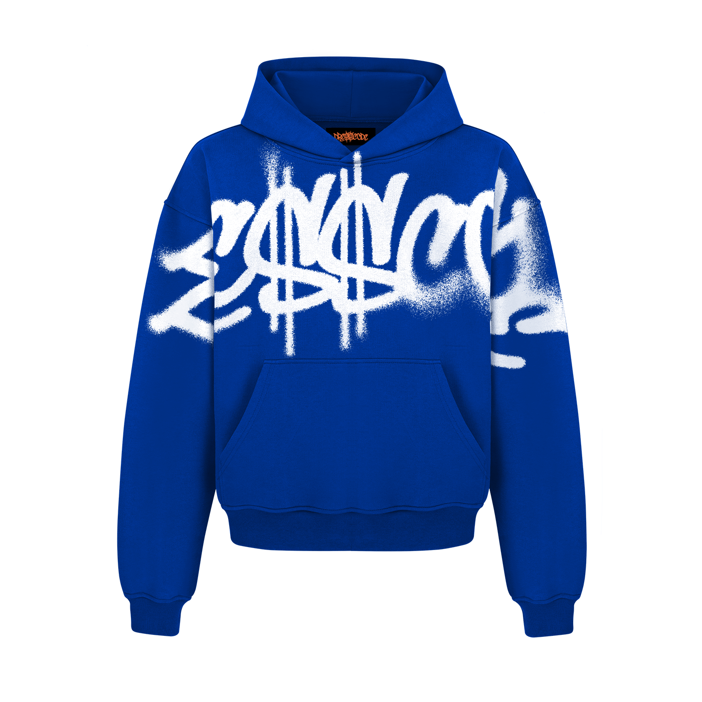 DRE$$CODE GRAFFITI HOODIE BLUE