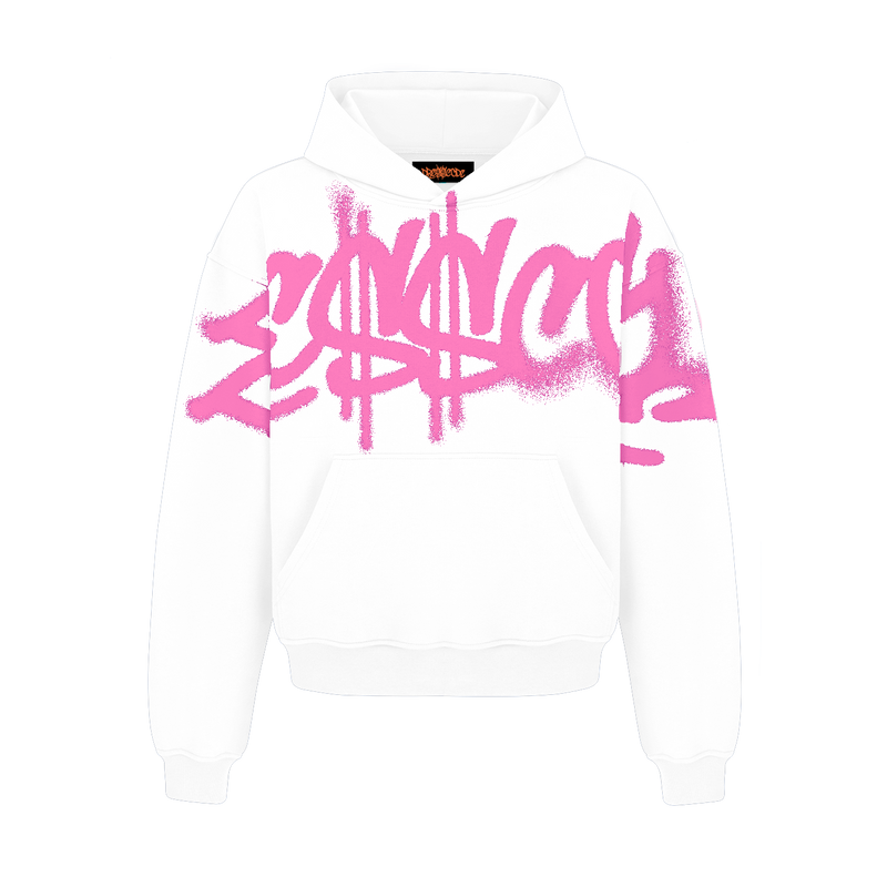 DRE$$CODE GRAFFITI HOODIE WHITE