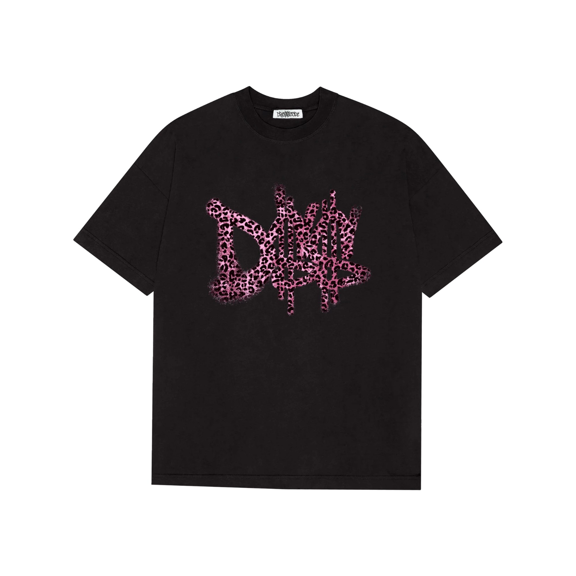 D$$ LEOPARD VALENTINE'S TEE (BLACK)