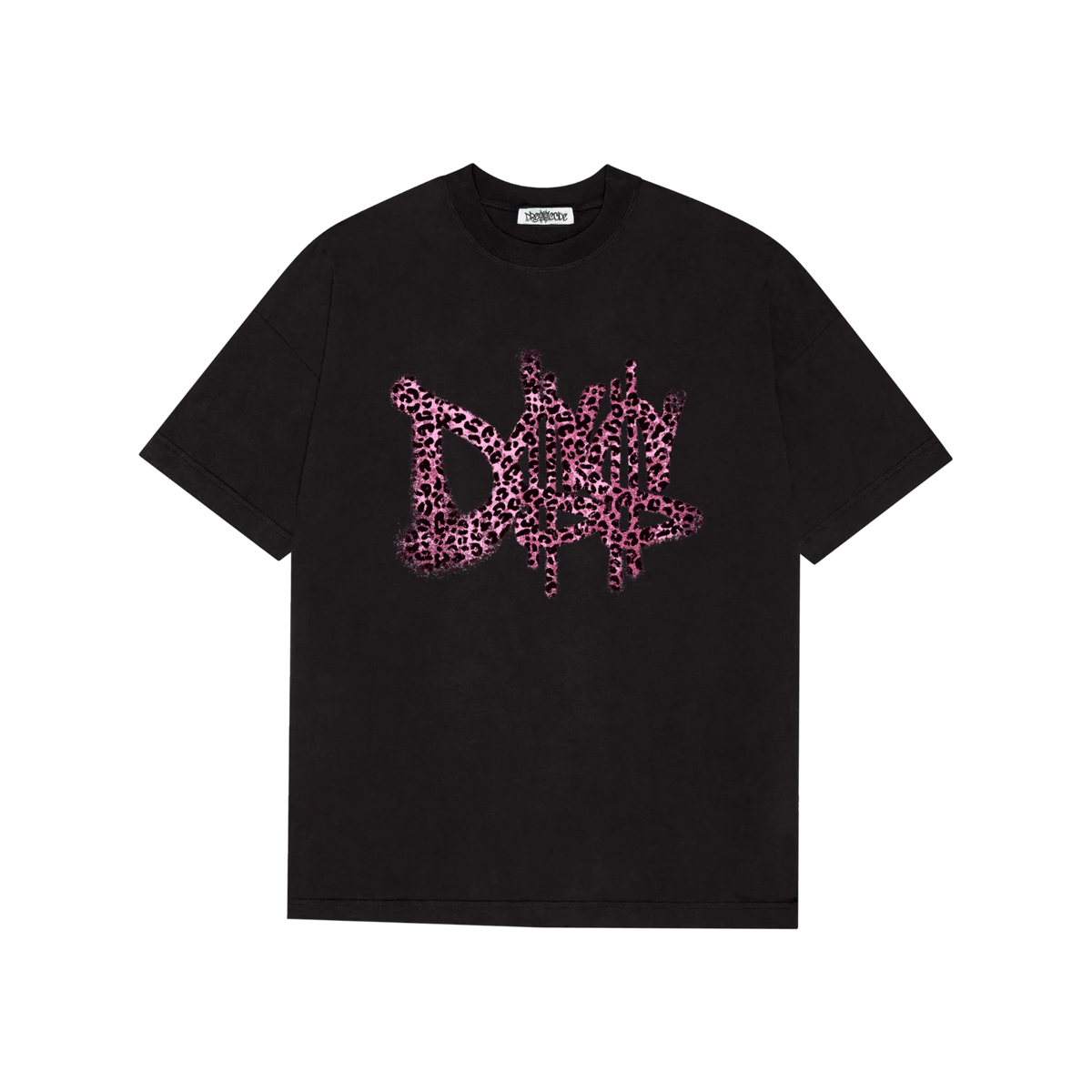 D$$ LEOPARD VALENTINE'S TEE (BLACK)