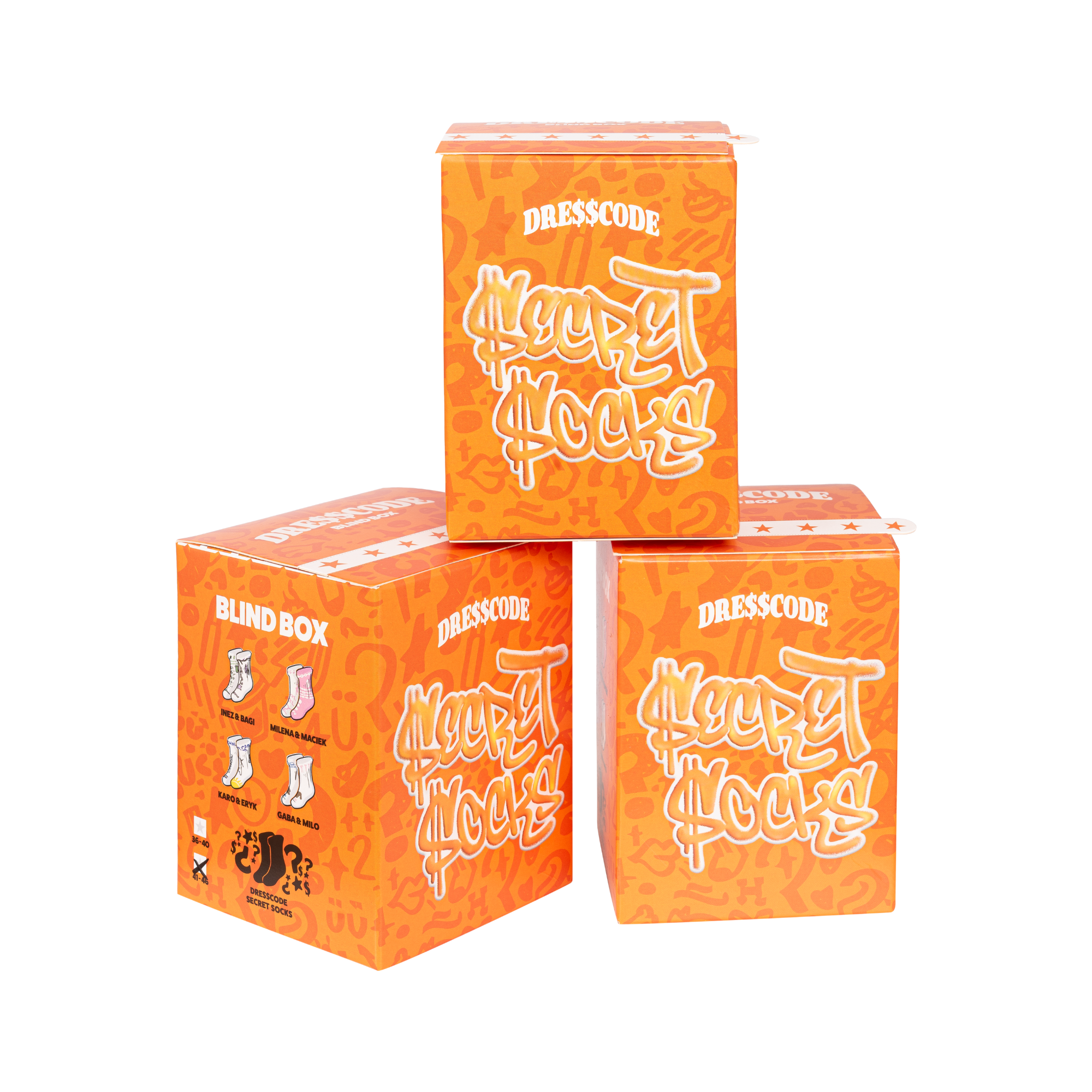 D$$ SECRET SOCKS BLIND BOX 3-PACK