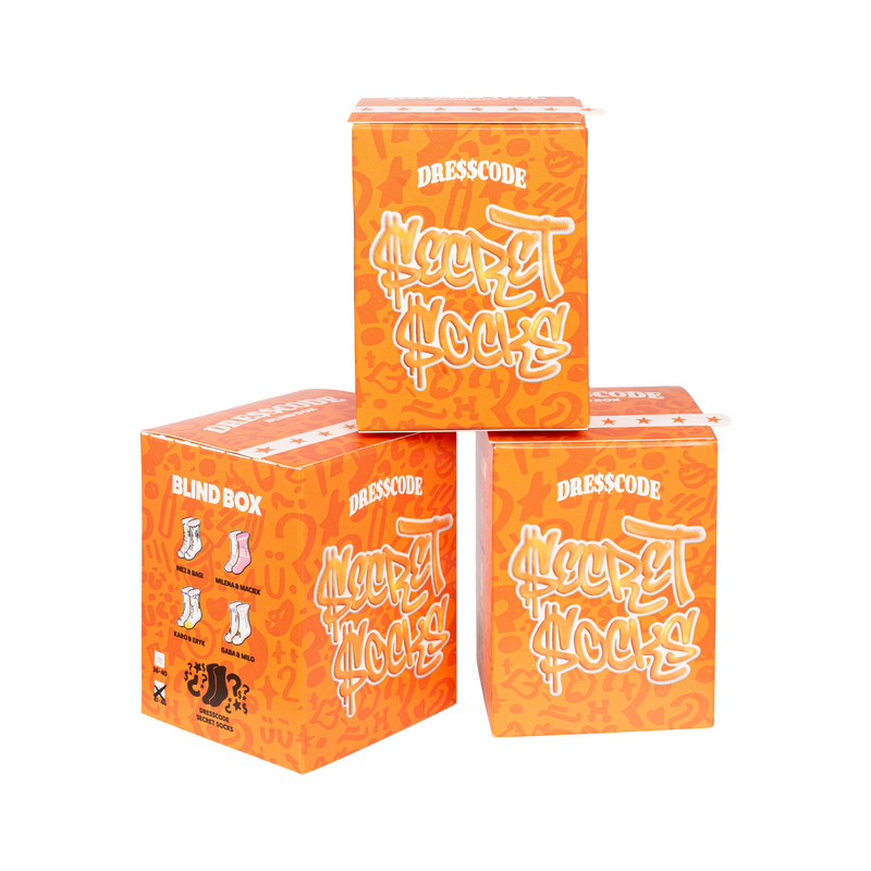 D$$ SECRET SOCKS BLIND BOX 3-PACK