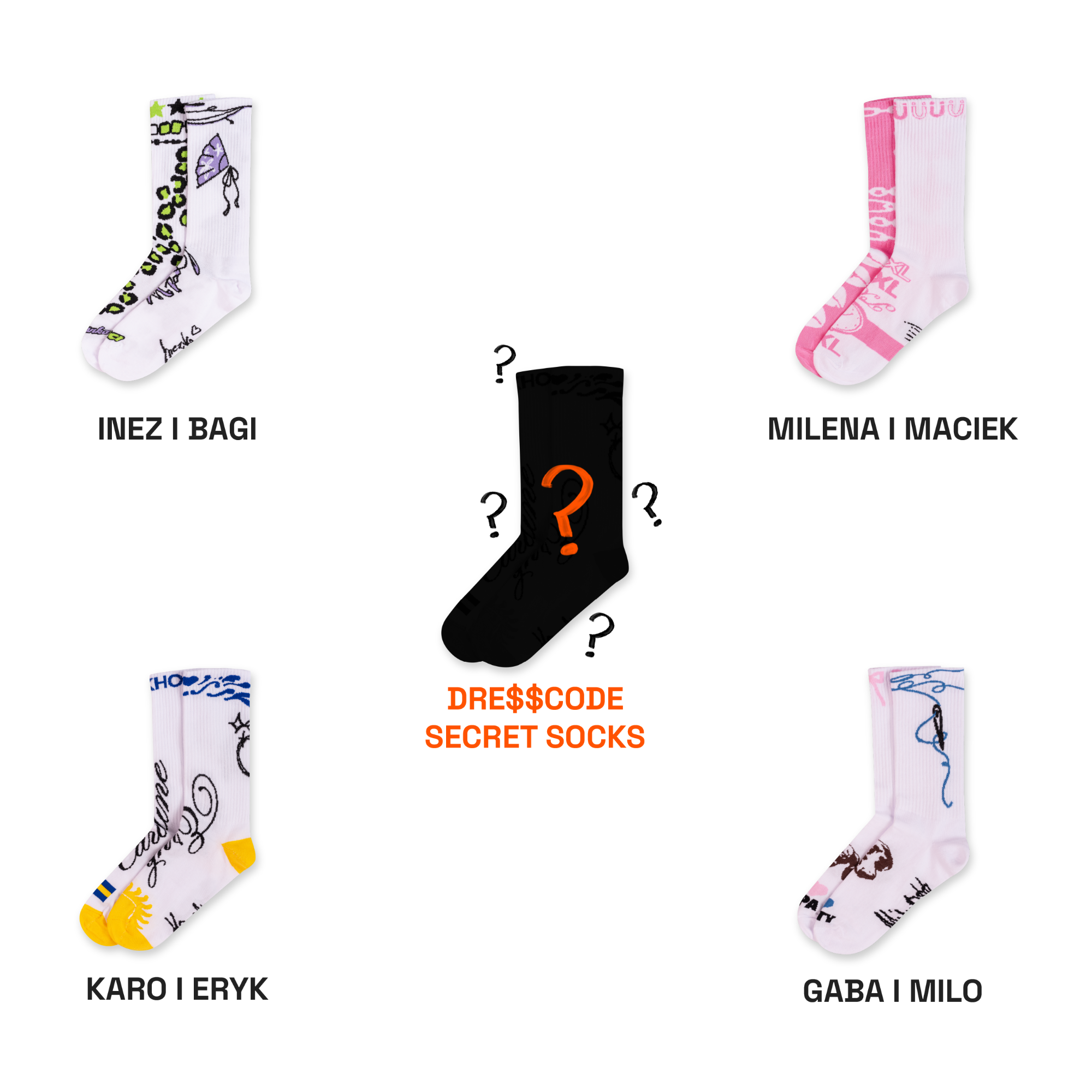 D$$ SECRET SOCKS BLIND BOX