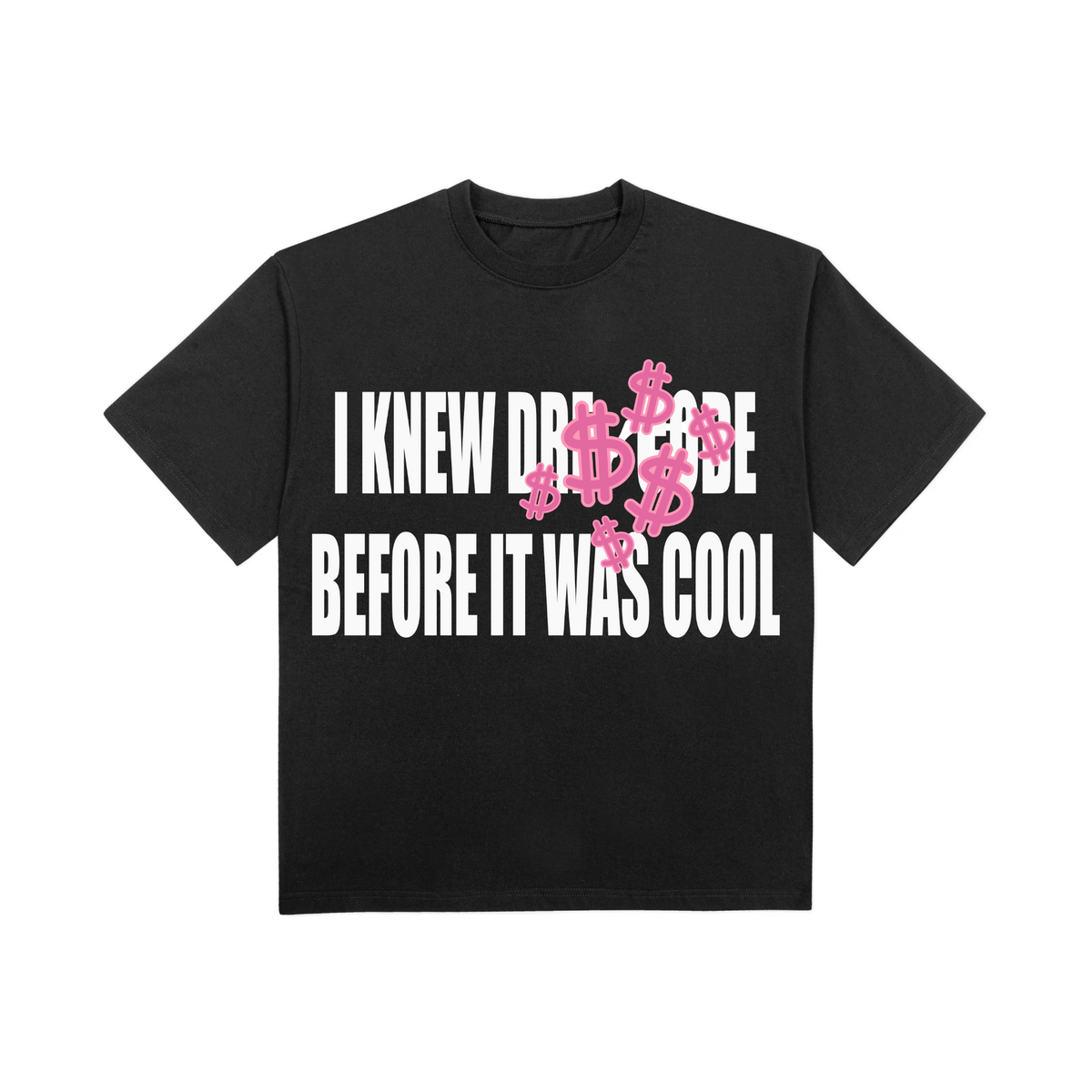 $TATEMENT TEE (BLACK)