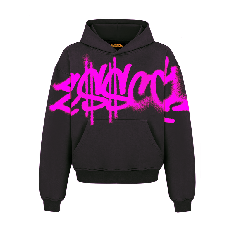DRE$$CODE GRAFFITI HOODIE BLACK