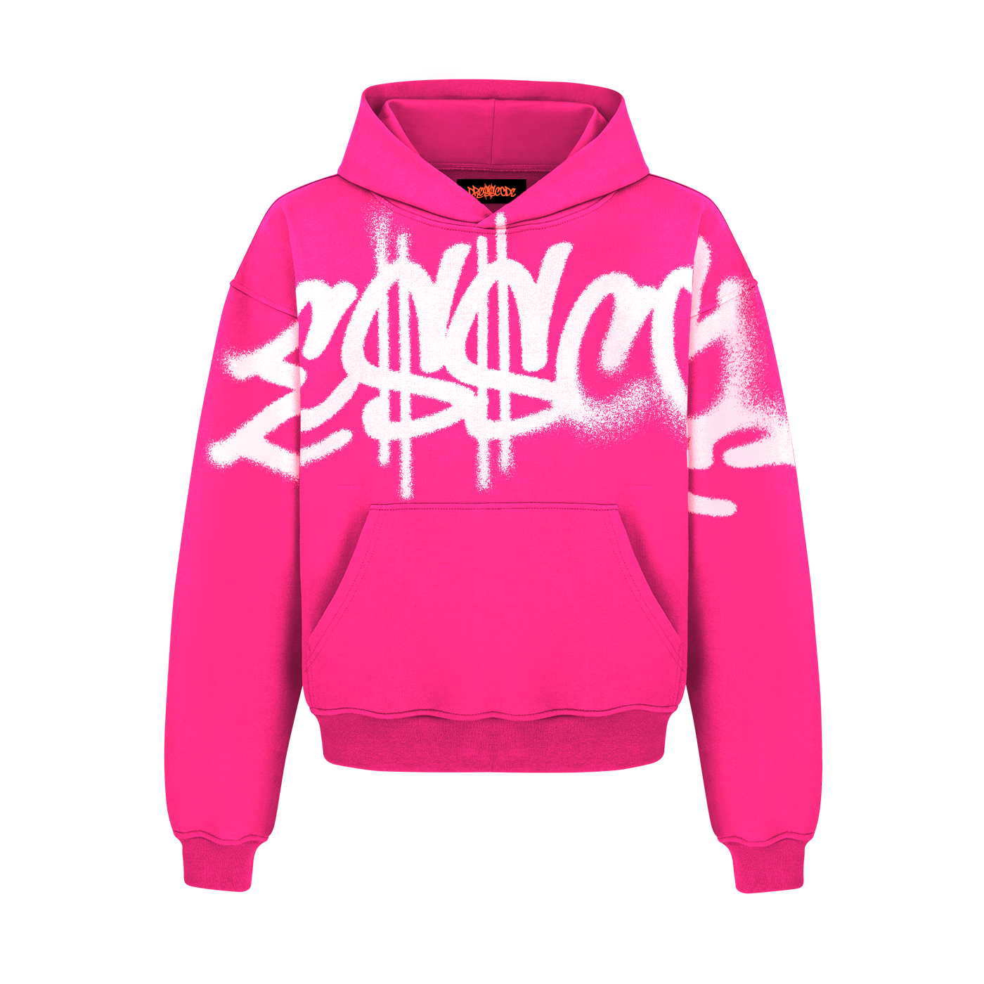 DRE$$CODE GRAFFITI HOODIE PINK