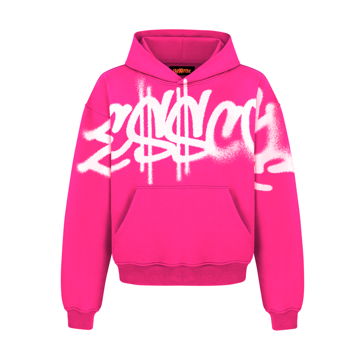 DRE$$CODE GRAFFITI HOODIE PINK