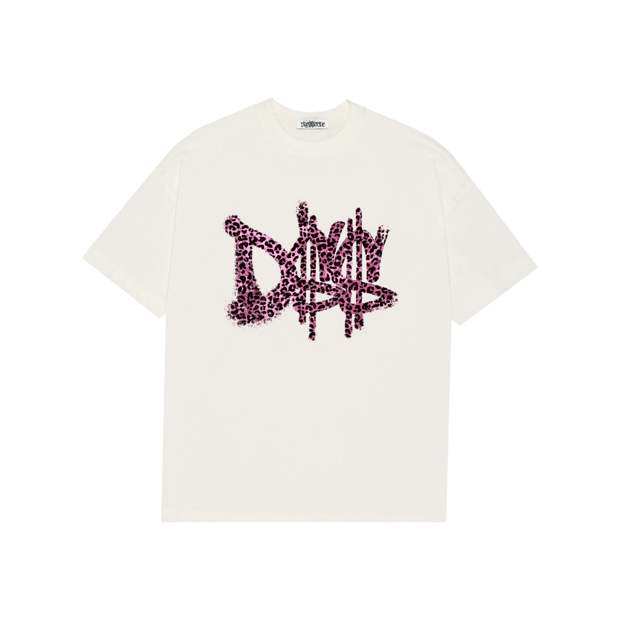 D$$ LEOPARD VALENTINE'S TEE (WHITE)