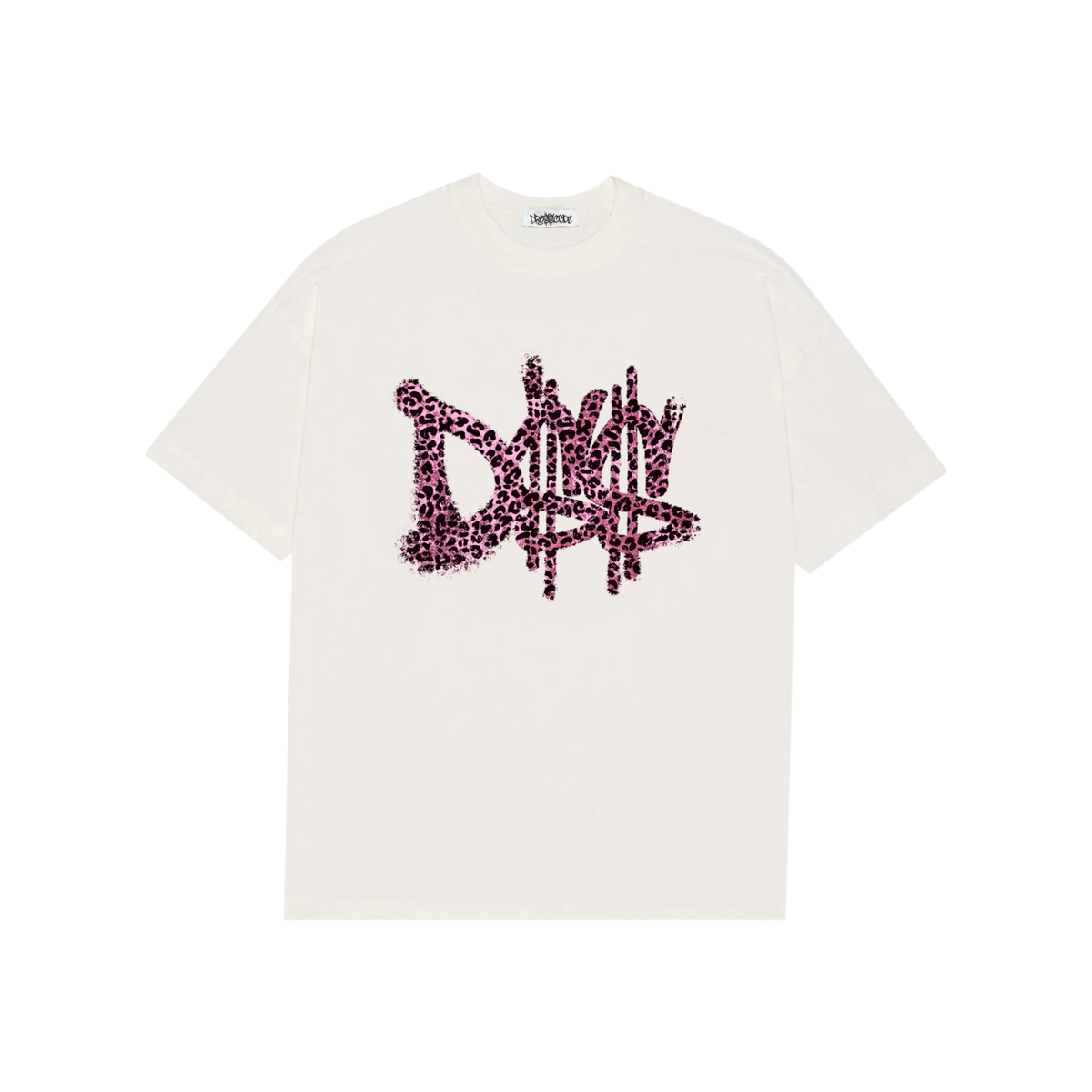 D$$ LEOPARD VALENTINE'S TEE (WHITE)