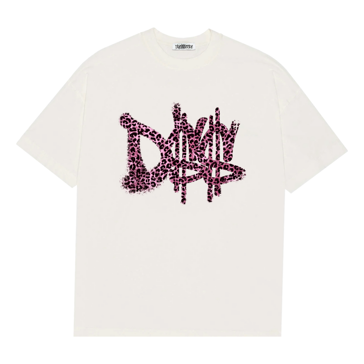 D$$ LEOPARD VALENTINE'S TEE (WHITE)